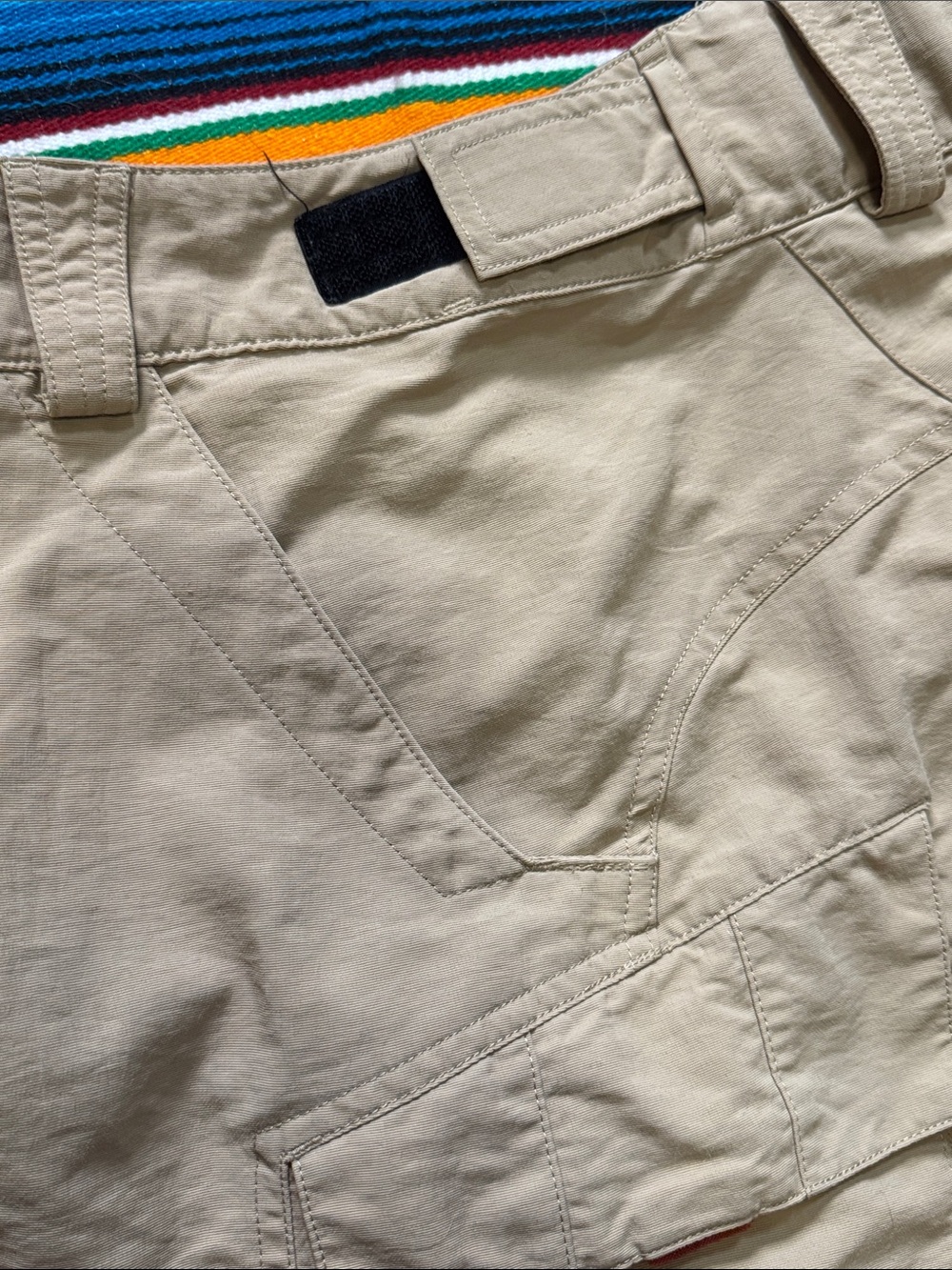 The North Face Men's Khaki Mountain Biking Cargo Shorts Cycling Medium - Picture 10 of 12